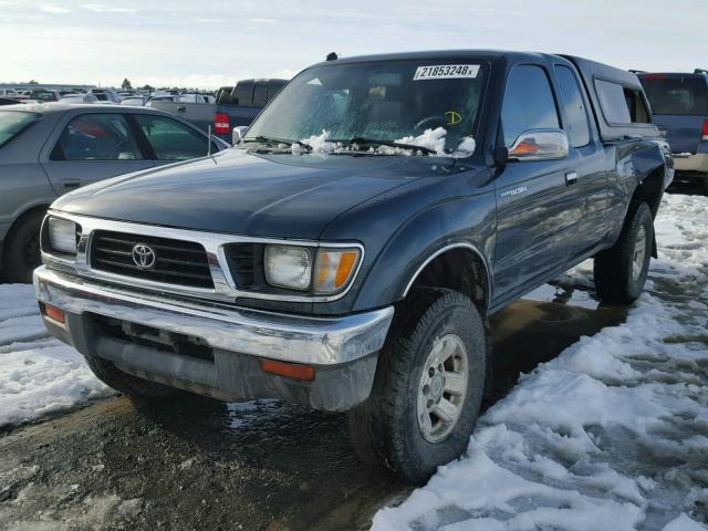 4TAWN74N4TZ102617 - 1996 TOYOTA TACOMA XTR GRAY photo 2