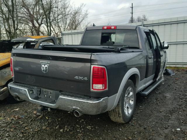 1C6RR7JT3FS601387 - 2015 RAM 1500 LARAM GRAY photo 4