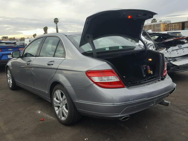 WDDGF54X18R034558 - 2008 MERCEDES-BENZ C 300 SILVER photo 3