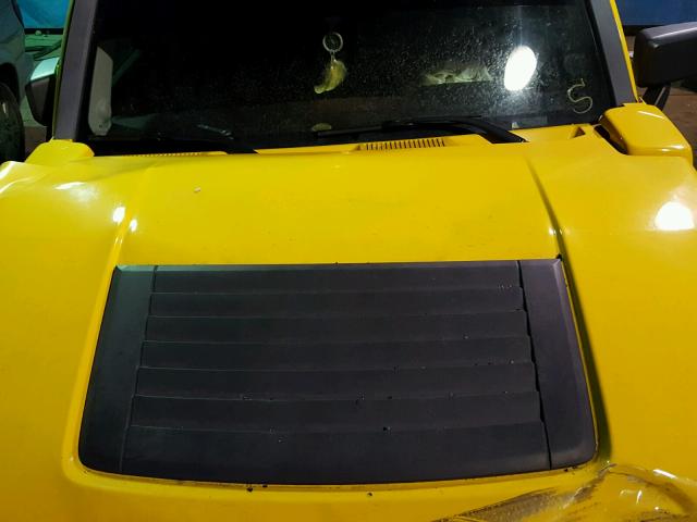 5GTDN136868191548 - 2006 HUMMER H3 YELLOW photo 7