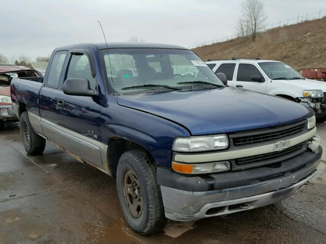 2GCEK19V821171252 - 2002 CHEVROLET SILVERADO BLUE photo 1