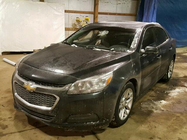 1G11C5SL2FF153607 - 2015 CHEVROLET MALIBU 1LT CHARCOAL photo 2