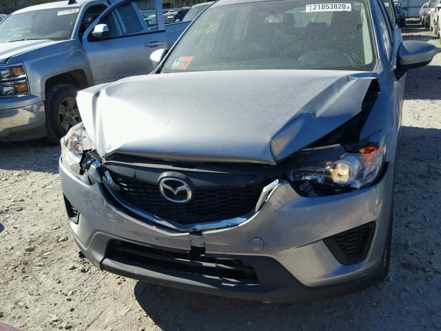 JM3KE2BE0E0336731 - 2014 MAZDA CX-5 SPORT SILVER photo 9