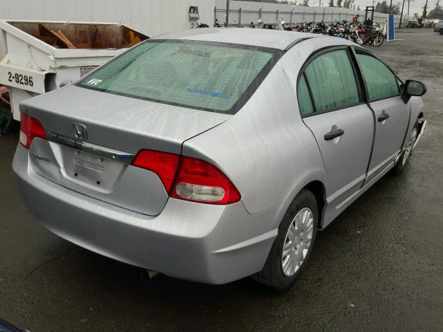 19XFA1F37BE022652 - 2011 HONDA CIVIC VP SILVER photo 4