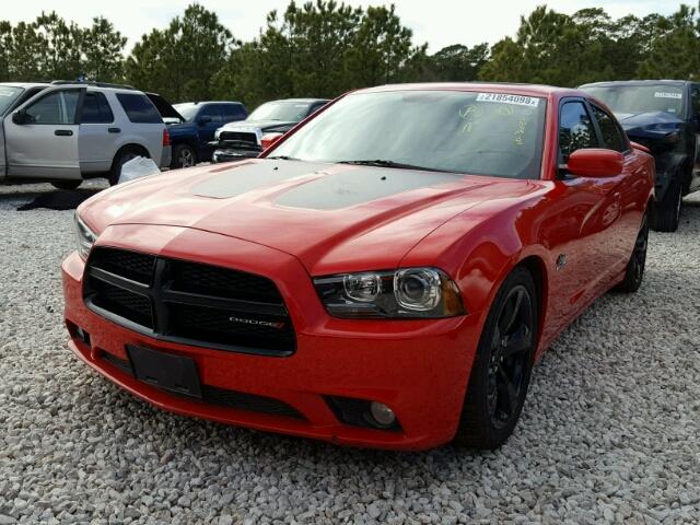 2C3CDXCT2EH368753 - 2014 DODGE CHARGER R/ RED photo 2