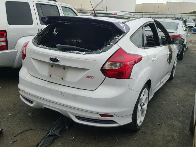 1FADP3L92DL364424 - 2013 FORD FOCUS ST WHITE photo 4