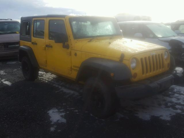 1J4BZ3H13BL545506 - 2011 JEEP WRANGLER U YELLOW photo 1