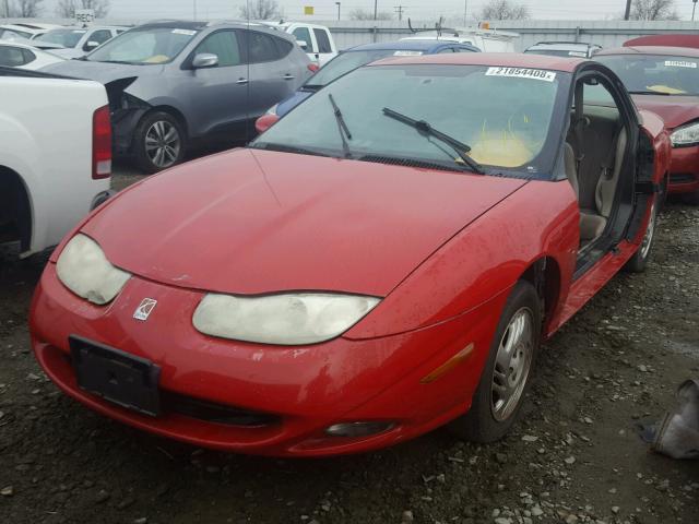 1G8ZR127X1Z113412 - 2001 SATURN SC2 RED photo 2