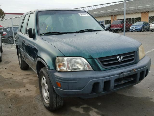 JHLRD1843YC020961 - 2000 HONDA CR-V LX GREEN photo 1