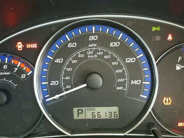 JF2SHABC5BH770618 - 2011 SUBARU FORESTER 2 BLACK photo 8