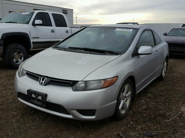 2HGFG12886H584474 - 2006 HONDA CIVIC EX SILVER photo 2