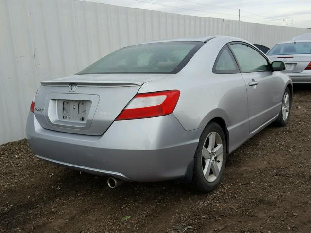 2HGFG12886H584474 - 2006 HONDA CIVIC EX SILVER photo 4