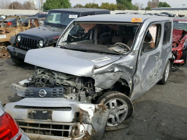 JN8AZ2KR0AT156478 - 2010 NISSAN CUBE BASE SILVER photo 2