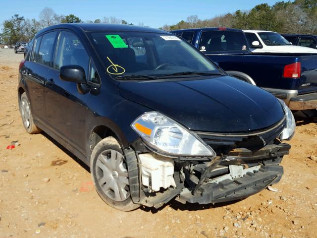 3N1BC1CP1CK810476 - 2012 NISSAN VERSA S BLACK photo 1