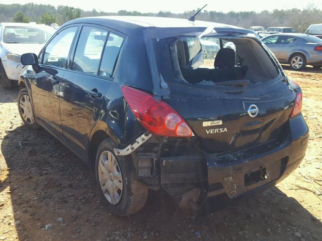 3N1BC1CP1CK810476 - 2012 NISSAN VERSA S BLACK photo 3