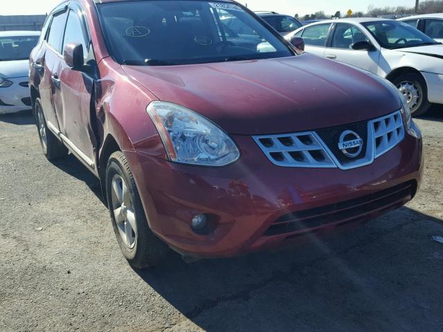 JN8AS5MV5DW125603 - 2013 NISSAN ROGUE S RED photo 1