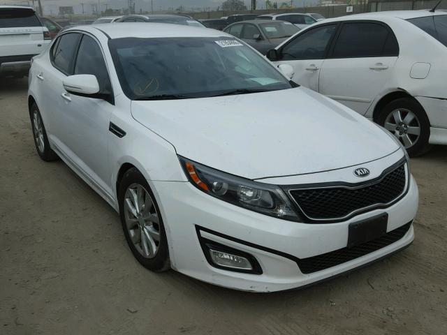 5XXGN4A74EG281468 - 2014 KIA OPTIMA EX WHITE photo 1