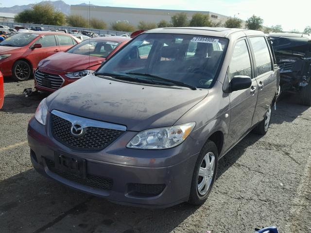 JM3LW28A560565249 - 2006 MAZDA MPV WAGON BROWN photo 2