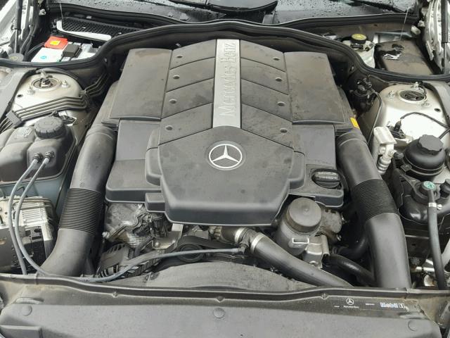 WDBSK75F34F067251 - 2004 MERCEDES-BENZ SL 500 SILVER photo 7