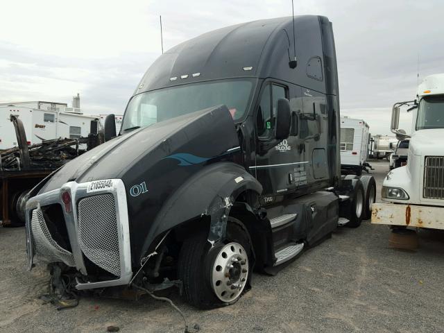 1XKFD48X0BJ284884 - 2011 KENWORTH CONSTRUCTI BLACK photo 2