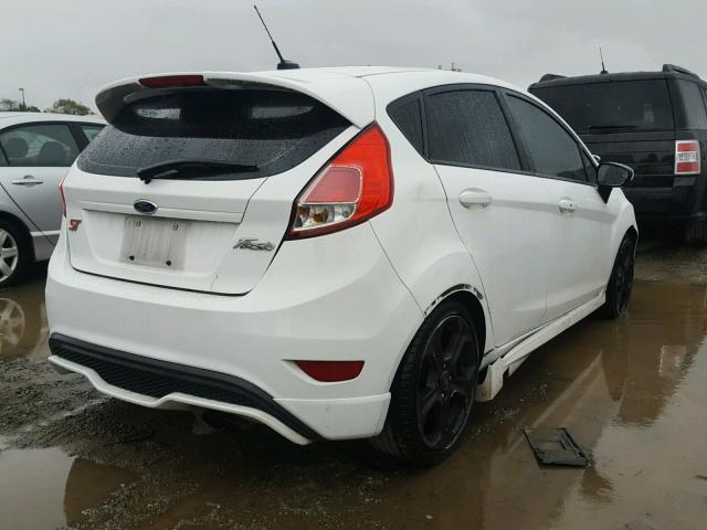 3FADP4GX4FM105112 - 2015 FORD FIESTA ST WHITE photo 4