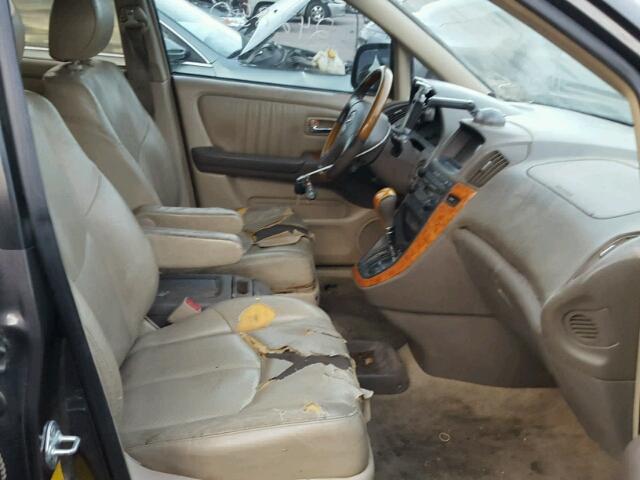 JTJGF10U920145821 - 2002 LEXUS RX 300 GRAY photo 5