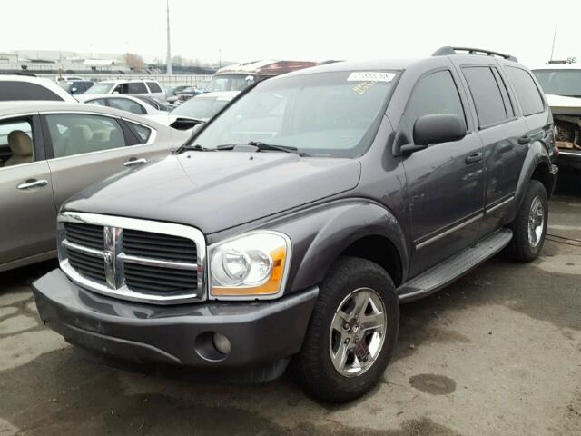 1D4HB58D54F191065 - 2004 DODGE DURANGO LI GRAY photo 2