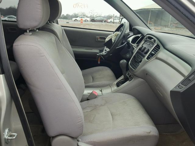 JTEGD21A460133144 - 2006 TOYOTA HIGHLANDER SILVER photo 5