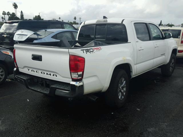 5TFAX5GN6GX053334 - 2016 TOYOTA TACOMA DOU WHITE photo 4