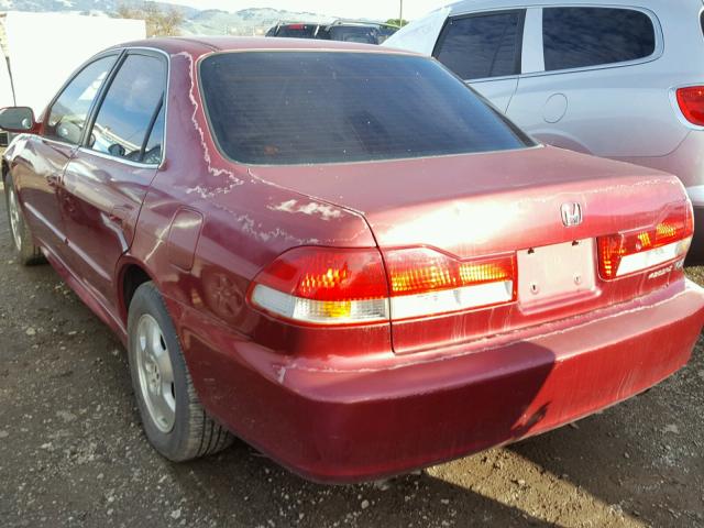 1HGCG16551A063917 - 2001 HONDA ACCORD EX RED photo 3