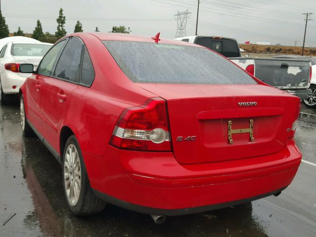 YV1MS682152052540 - 2005 VOLVO S40 T5 RED photo 3