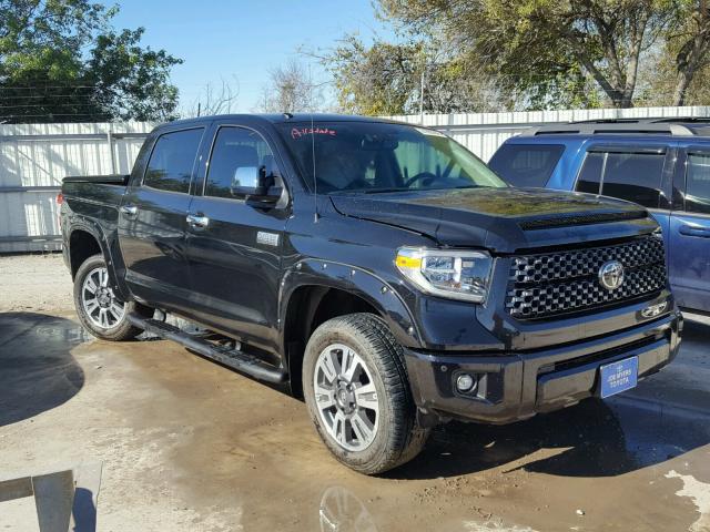 5TFAW5F11JX703552 - 2018 TOYOTA TUNDRA CRE BLACK photo 1