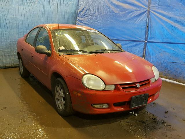 1B3ES56C72D588006 - 2002 DODGE NEON ES RED photo 1