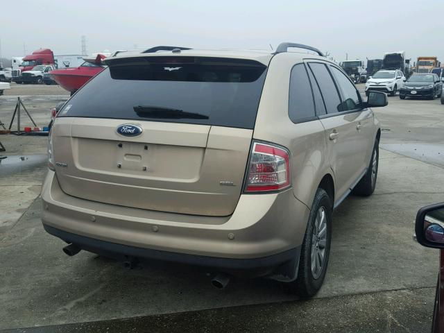 2FMDK38C57BB25785 - 2007 FORD EDGE SEL TAN photo 4