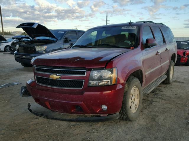 1GNSKJE3XBR257524 - 2011 CHEVROLET SUBURBAN K BURGUNDY photo 2