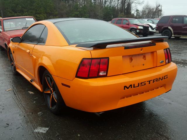 1FAFP40664F211231 - 2004 FORD MUSTANG ORANGE photo 3