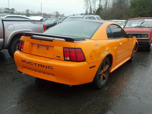 1FAFP40664F211231 - 2004 FORD MUSTANG ORANGE photo 4