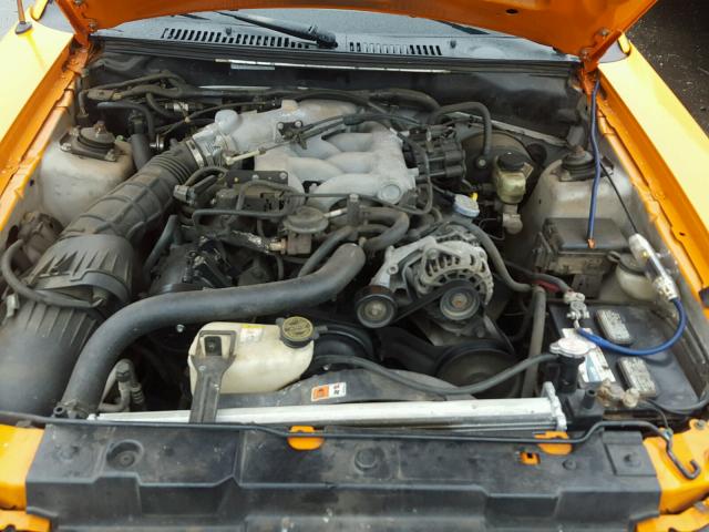 1FAFP40664F211231 - 2004 FORD MUSTANG ORANGE photo 7