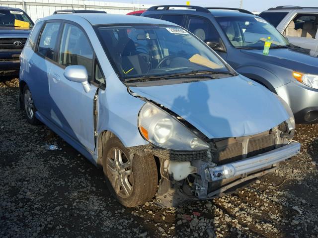 JHMGD38668S041809 - 2008 HONDA FIT SPORT BLUE photo 1