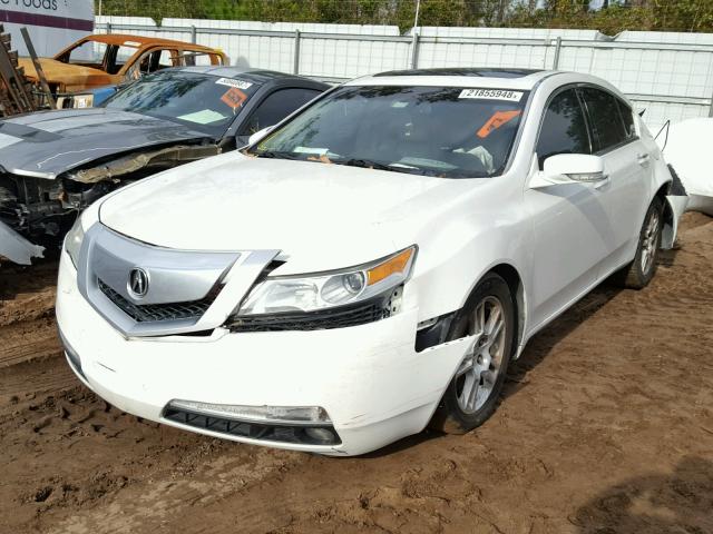 19UUA8F52AA020215 - 2010 ACURA TL WHITE photo 2