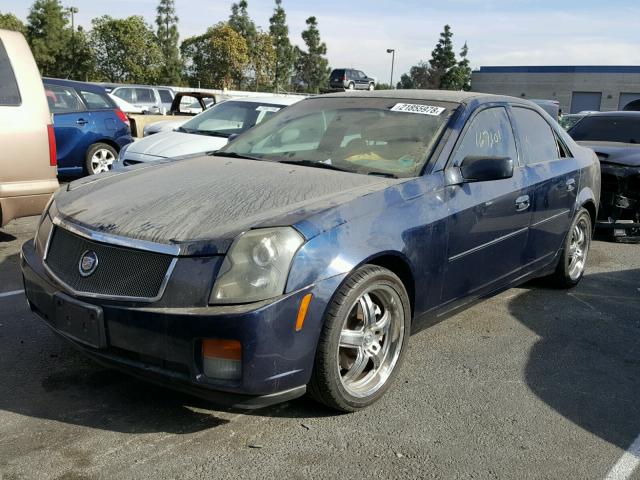 1G6DM577840157399 - 2004 CADILLAC CTS BLUE photo 2