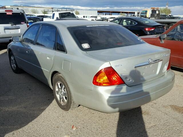 4T1BF28B21U115701 - 2001 TOYOTA AVALON XL SILVER photo 3