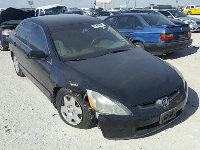 3HGCM56455G709973 - 2005 HONDA ACCORD LX BLACK photo 1