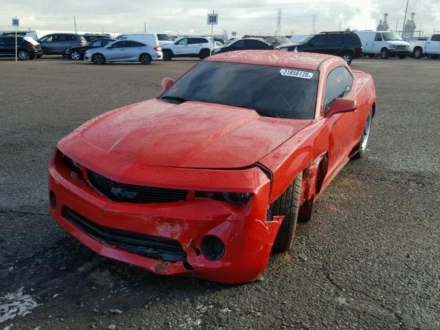 2G1FA1E34C9143391 - 2012 CHEVROLET CAMARO LS RED photo 2