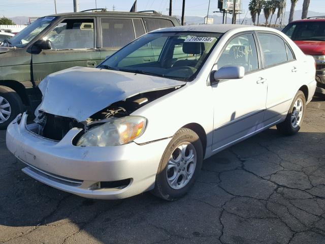 1NXBR32E77Z776083 - 2007 TOYOTA COROLLA SILVER photo 2