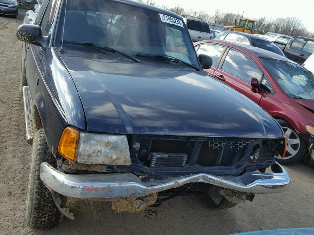 1FTYR14U71TA70834 - 2001 FORD RANGER SUP BLUE photo 9