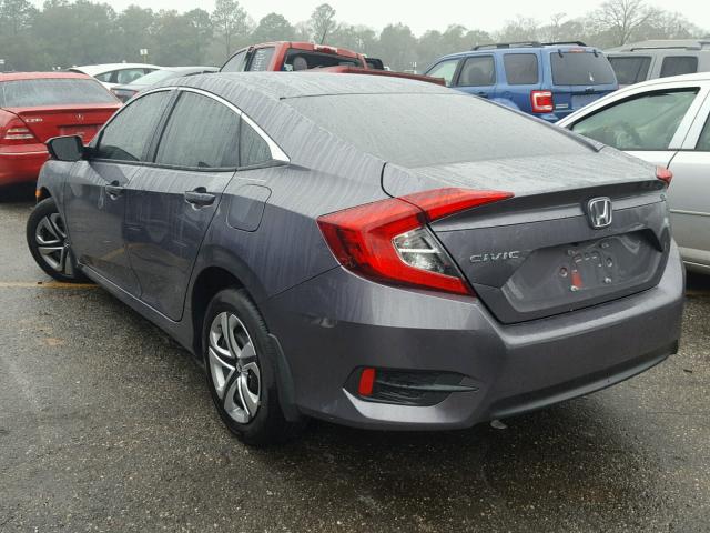 19XFC2F55HE068023 - 2017 HONDA CIVIC LX GRAY photo 3