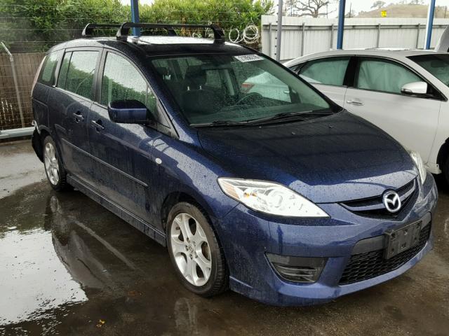 JM1CR29L280306656 - 2008 MAZDA 5 BLUE photo 1