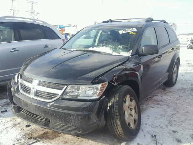 3D4PG4FB9AT141876 - 2010 DODGE JOURNEY SE BLACK photo 2