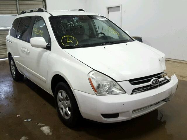 KNDMB133376134838 - 2007 KIA SEDONA EX WHITE photo 1